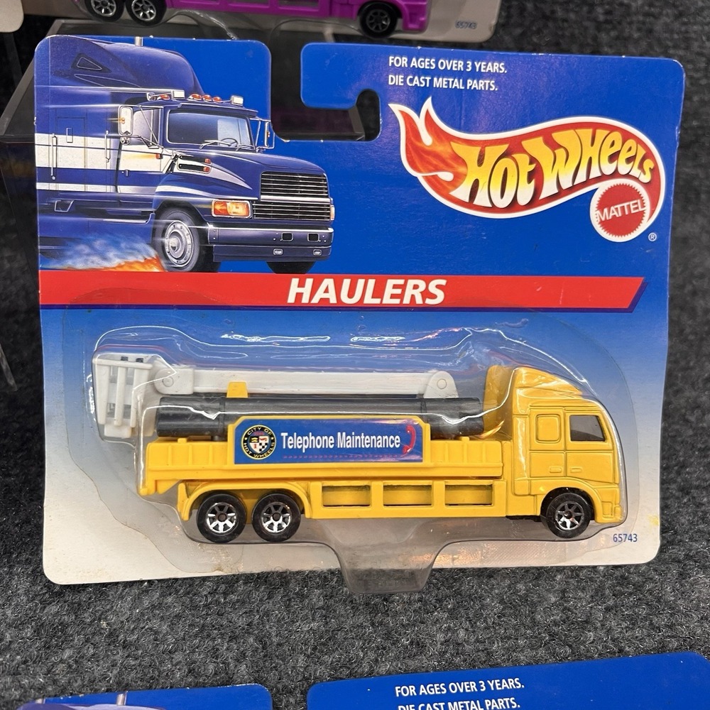 Lot Of 6 Hot Wheels Haulers Tractor Trailers 1996 NIP McDonald's Tropicana - Picture 5 of 9